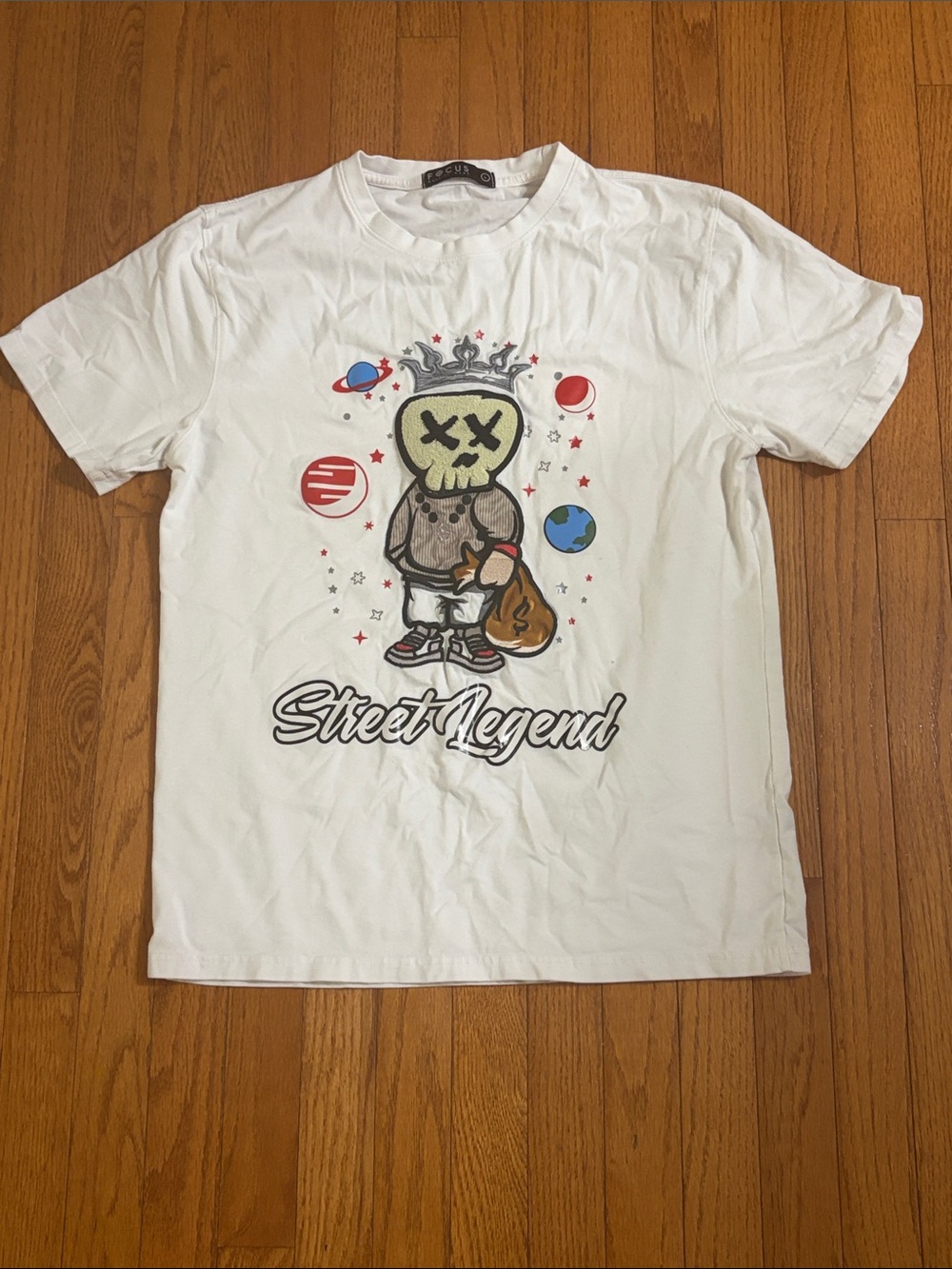 Street Legend Graphic Tee - White Short Sleeve